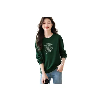 Mo Han Yi Mei Sweatshirt Women's Dark Green