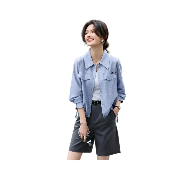 XWI SS24 Shirt Women's Sky Blue-0