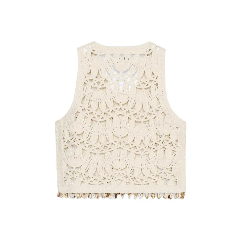 ZARA Tank Top Women's Raw White-1