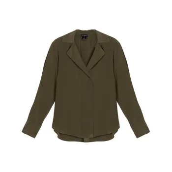 CLUB MONACO Shirt Women's Olive Green
