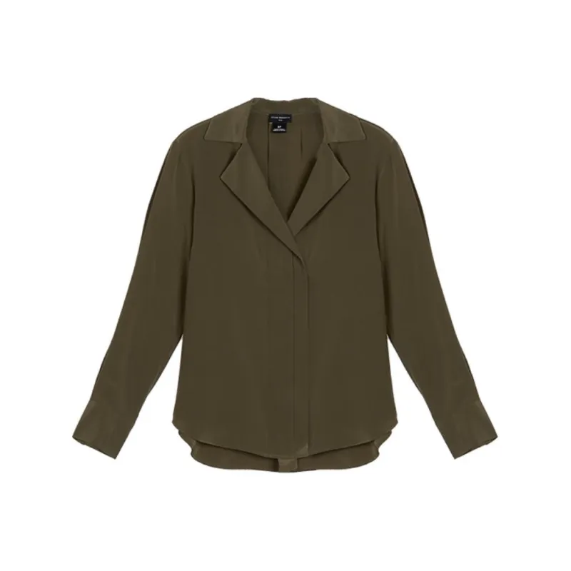 CLUB MONACO Shirt Women's Olive Green-0