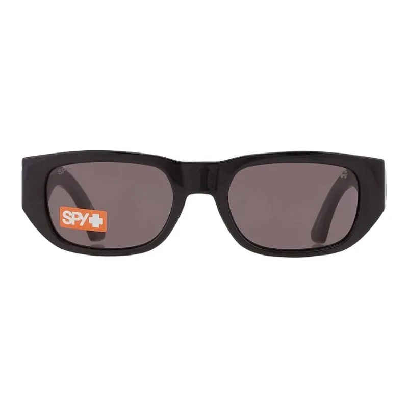 SPY Plastic Rectangular Sunglasses Unisex Black-0