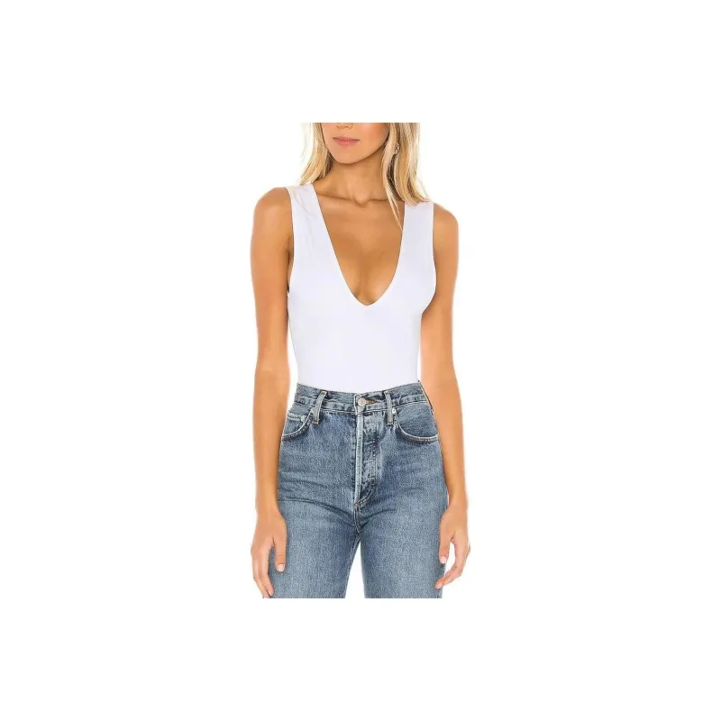 FREE PEOPLE Bodysuits Women's White-0
