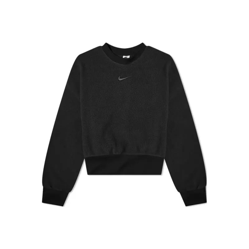 Nike Sportswear Plush Women's Oversized Crew Neck Mod Crop Sweatshirt-0