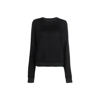 DIESEL Embroidered logo Crew Neck Sweatshirt