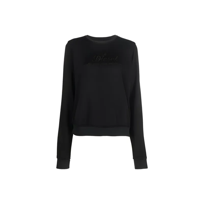DIESEL Embroidered logo Crew Neck Sweatshirt-0