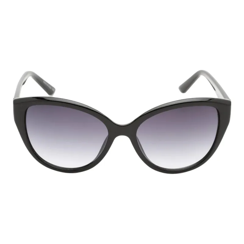 CALVIN KLEIN Plastic Cat Eye Sunglasses Women's Black-1