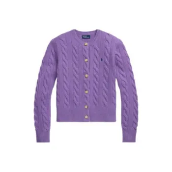 Polo Ralph Lauren Pony Embroidered Cable Knit Cardigan
