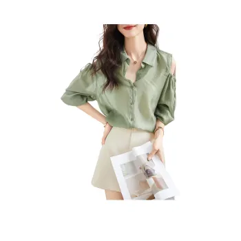 Mo Han Yi Mei Shirt Women's Green