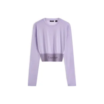 CALVIN KLEIN T Shirt Women's Distant Mountain Purple