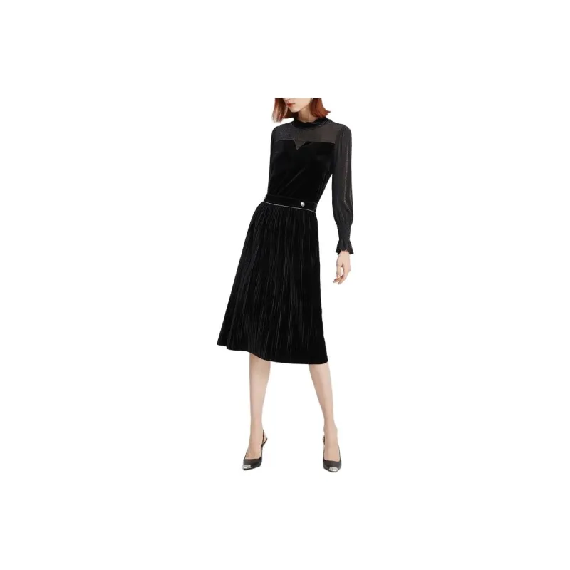 FINITY Chiffon Shirts Women's Black-0