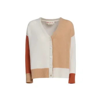 MARNI V-Neck Buttoned Cardigan