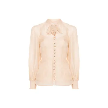 Zimmermann Illustration Buttoned Blouse