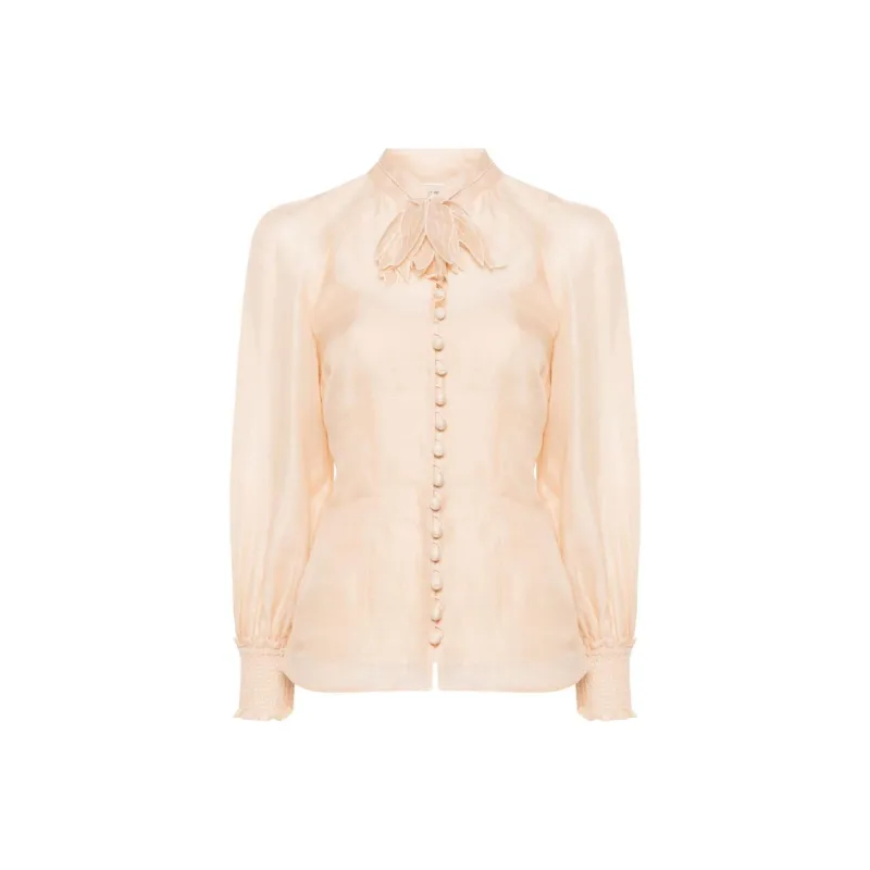 Zimmermann Illustration Buttoned Blouse-0
