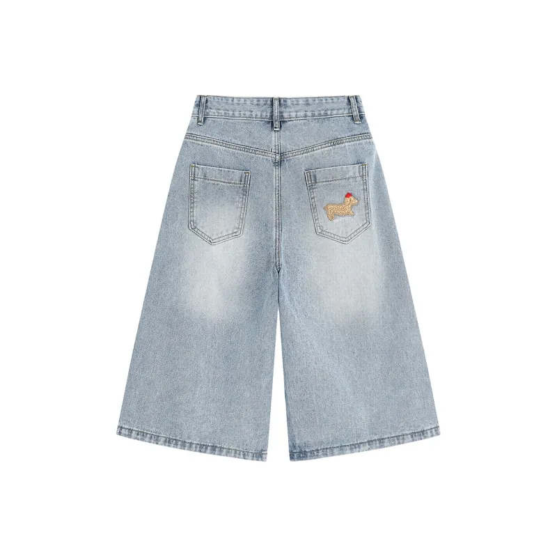 RICE NINE TEN Denim Shorts Unisex-7