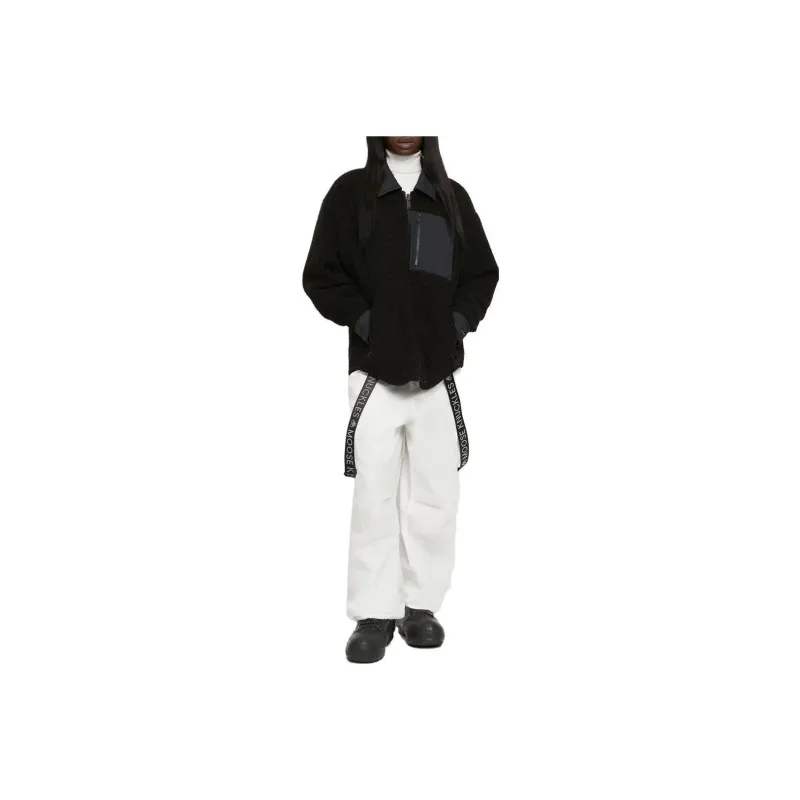 Moose Knuckles Sherpa Cambridge Shirt Jacket Jackets Coats Women's Black-0
