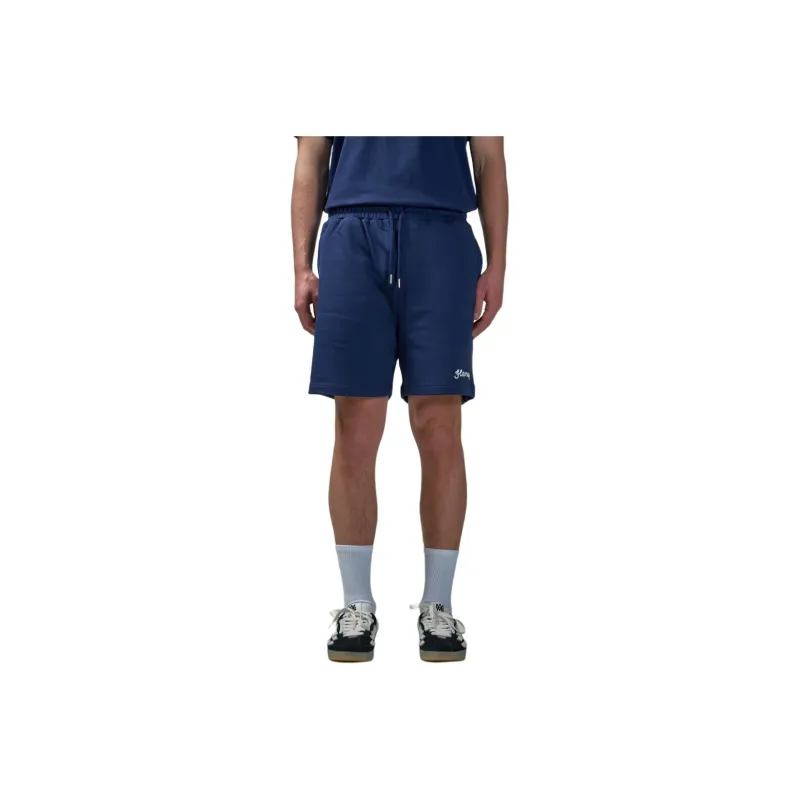 Flaneur Homme Casual Shorts Men's Marine Blue-0