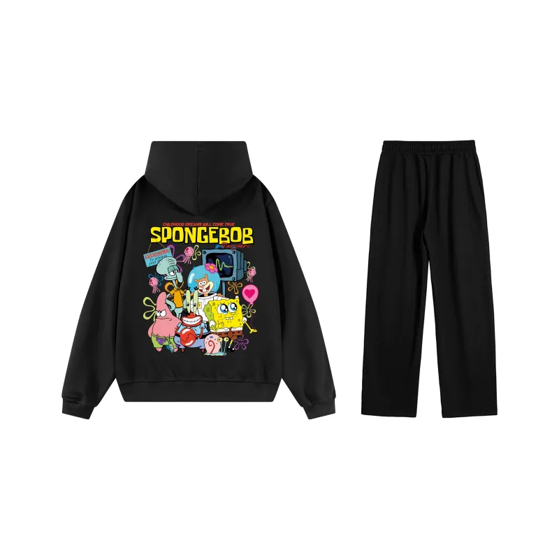 SPONGEBOB SQUAREPANTS Sweatshirt Set Unisex-12