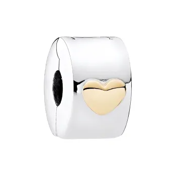 Pandora 925 Sterling Silver With 14K Gold Accessories Women's Silver