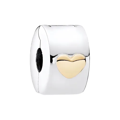 Pandora 925 Sterling Silver With 14K Gold Accessories Women's Silver