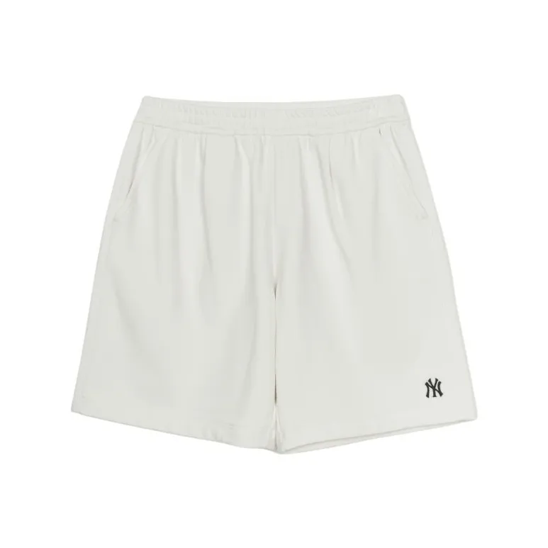 MLB Basic New York Yankees Casual Shorts Unisex Ivory-0