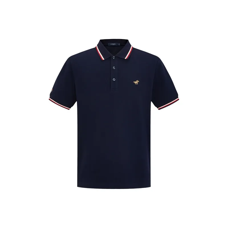 LONDA 1958 Polo Shirt Men's Dark Blue 32 With Shopping Bag Included-1