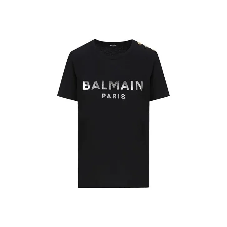 BALMAIN T Shirt 'Black/Gold'-0