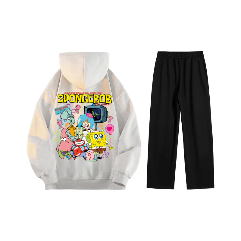SPONGEBOB SQUAREPANTS Sweatshirt Set Unisex-4