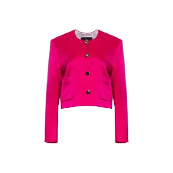 BESIONIA SS23 Jackets Coats Women's Rose Red