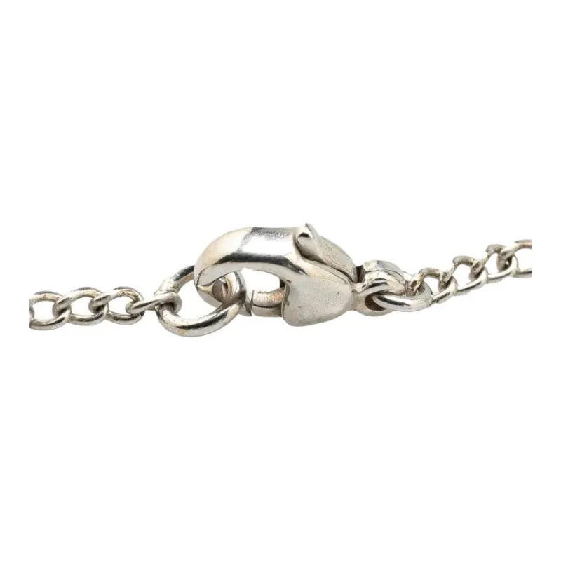 CHANEL 2004 Enamel Cc Round Pendant Necklace Costume Necklace-1