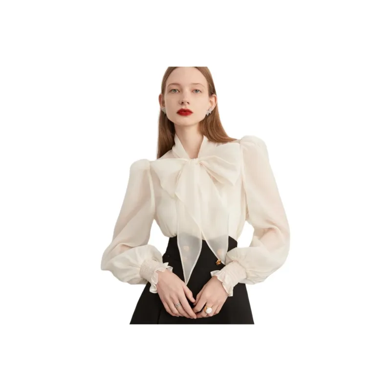DPLAY Shirt Women's Cream Apricot-0