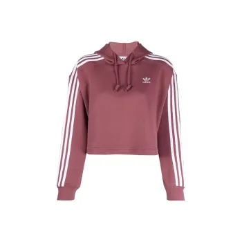 adidas Cropped Drawstring Hoodie