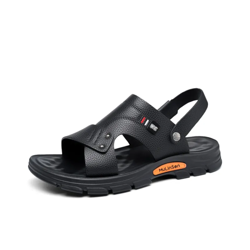 Mulinsen Beach Sandals Men Brown-2