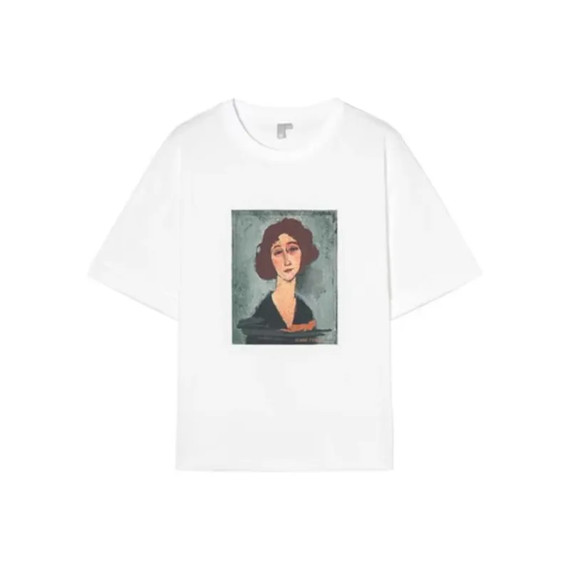 DIALOGUE To White X Kaye Levine Co-branded Series T-Shirts Women's-2