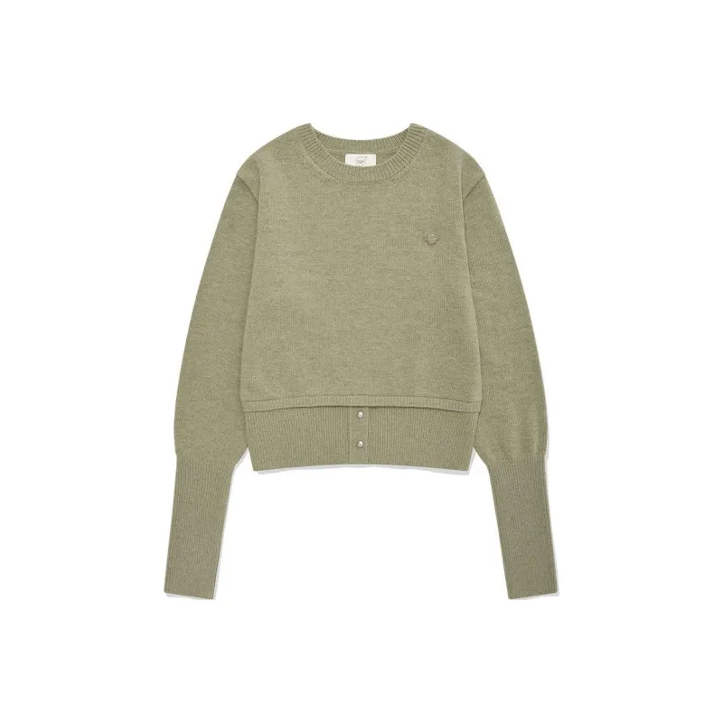 COVERNAT FW24 Knitwear Women's Sage Green-0