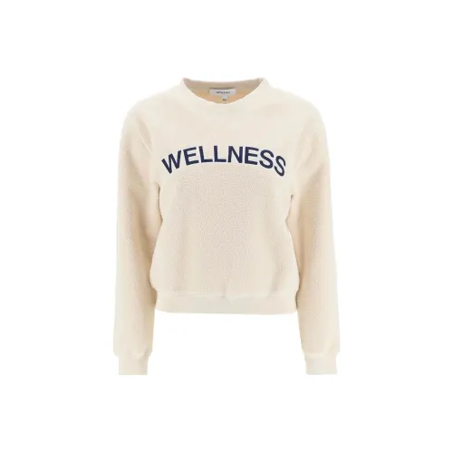 SPORTY & RICH Logo patch Fleece Jumper
