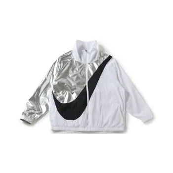 Nike Retro Sports Stand Collar Jackets Women's White