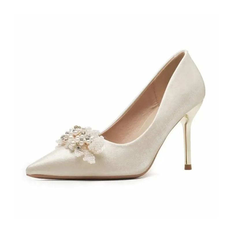 CVOJOO High Heels Women's Champagne-1