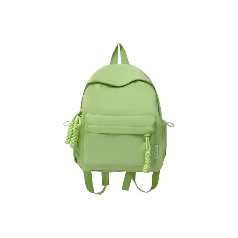 Single Warehouse Composite Cloth Backpack Women's Ecru/Pink/Yellow/Green/Black-18