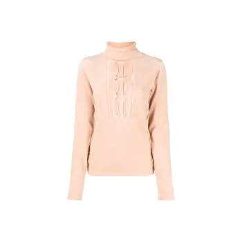 DION LEE Double Hosiery Long-sleeve Top