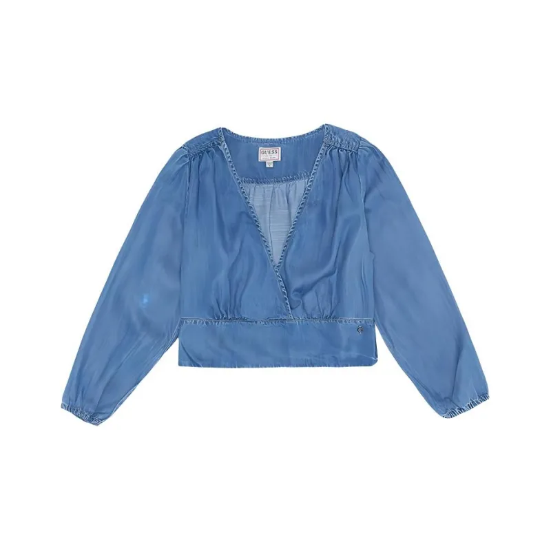 GUESS Shirts Women's LSPI Blue-0