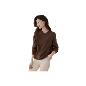 Mo Han Yi Mei FW24 Sweatshirt Women's Coffee