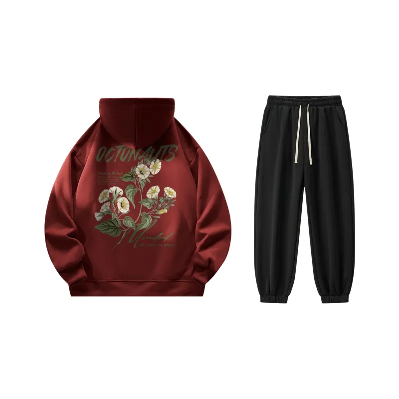 Small Columns Under The Sea Sweatshirt Set Unisex-12