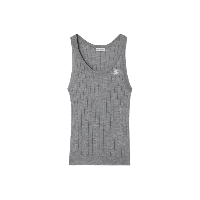 Burberry Ekd Intarsia logo Cashmere Vest-0