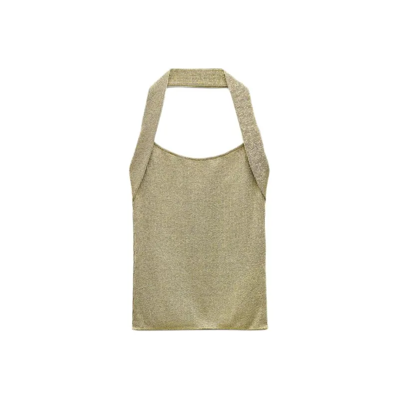 ZARA T Shirts Women's Yellow-0