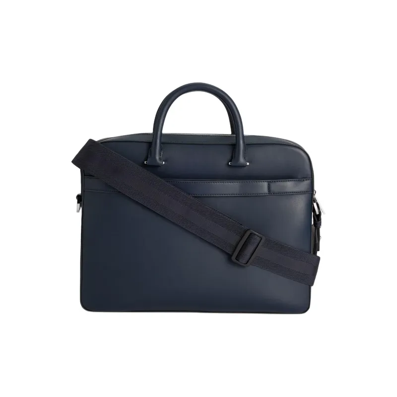 HUGO BOSS Artificial Leather Handbag Briefcase Unisex Dark Blue-2