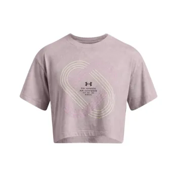 Under Armour Anywhere Drop Shoulder Sleeve T-Shirt Women's Purple