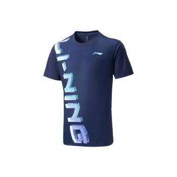 LiNing Badminton Series Badminton Clothing Unisex Dark Ship Blue