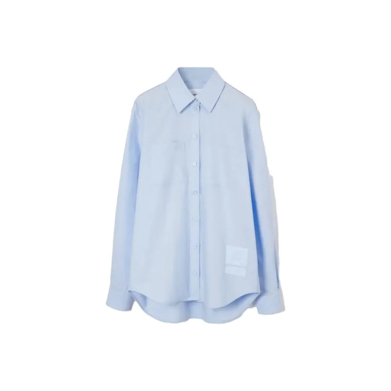 Burberry FW23 Shirt Women's Blue-0