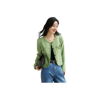 Mo Han Yi Mei Jackets & Coats Women's Green